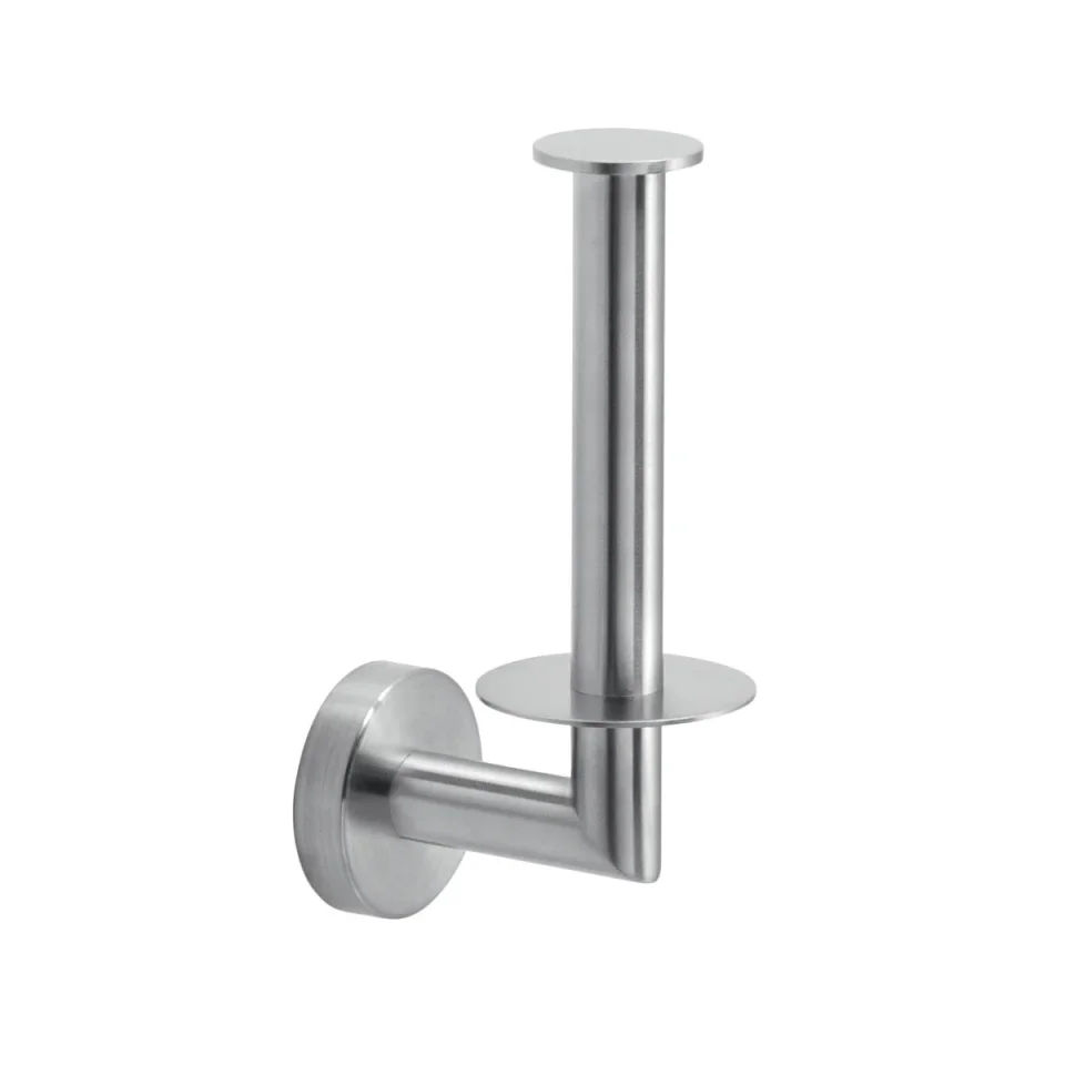 Origins G Pro Spare Toilet Roll Holder - Brushed detail view - Image 1