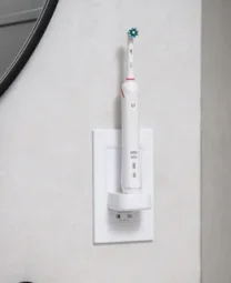 Proofvision Tbcharge In-wall Electric Toothbrush Charger & Shaver Socket - White detail view - Image 2