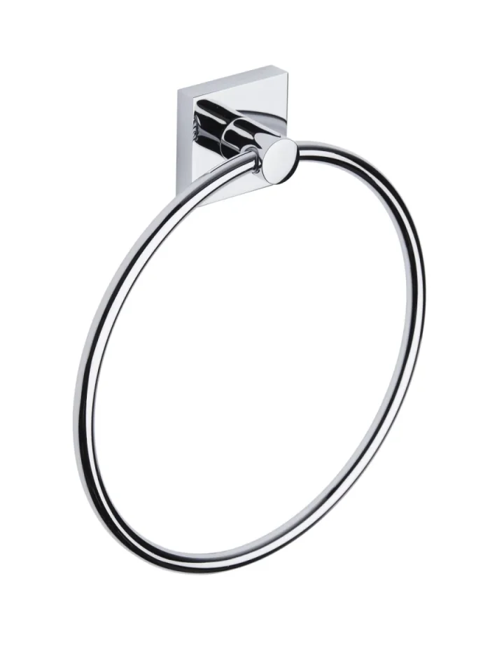Roper Rhodes Restore Towel Ring - Chrome detail view - Image 3