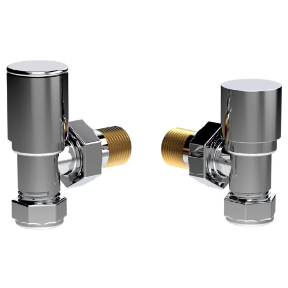 Vogue Arne Valves - Angled 1/2Inch 15mm - Chrome 78X75 - Image 1