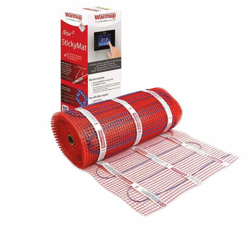 Warmup Stickymat 200w/m 1.5m Underfloor Heating detail view - Image 1