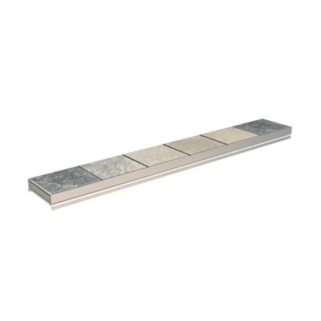 Abacus Elements Linear 300mm Tileable Shower Cover Plate detail view - Image 1