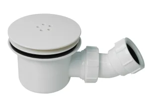 Bbtast8mw 90mm Fastflow Shower Tray Waste - Matt White