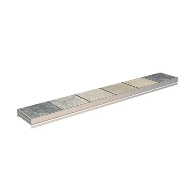 Abacus Elements Linear 300mm Tileable Shower Cover Plate detail view - Image 4