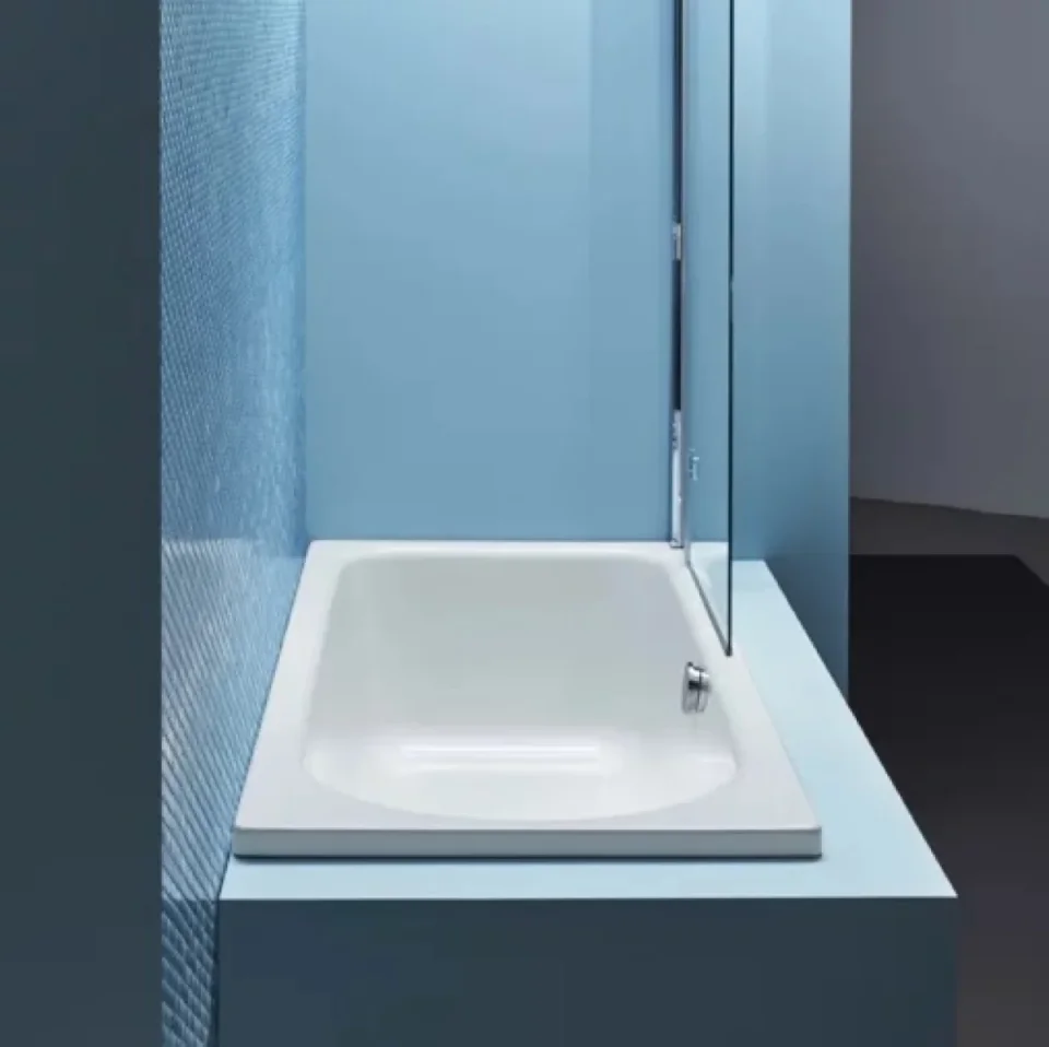 Bette Ocean 1500 700mm Foot End Rightoverflow Rear White - Image 5