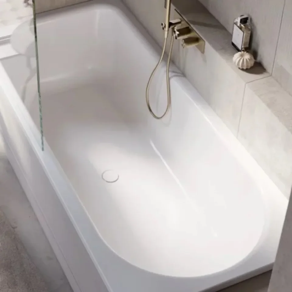 Bette Ocean 1500 700mm Foot End Rightoverflow Rear White - Image 6