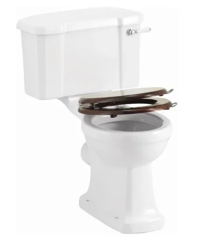 Burlington Toilet Seat Soft Close Mahogany detail view - Image 5