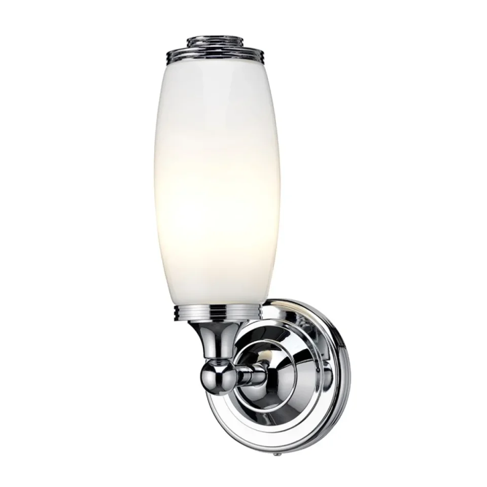 Burlington Round Base Light Tube Frosted Chrome - Image 3