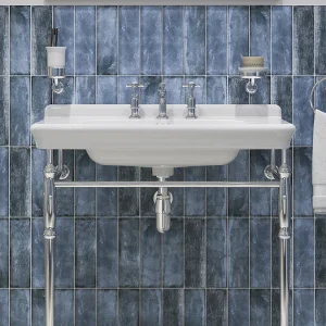 Burlington Guild Basin 3th Mixer Deck Mounted Chrome