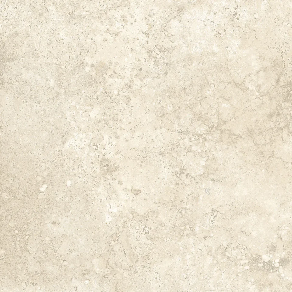 European Tiles Travertino White Cross Cut Matt Wall & Floor Tile 60 x 60cm STOCK detail view - Image 3