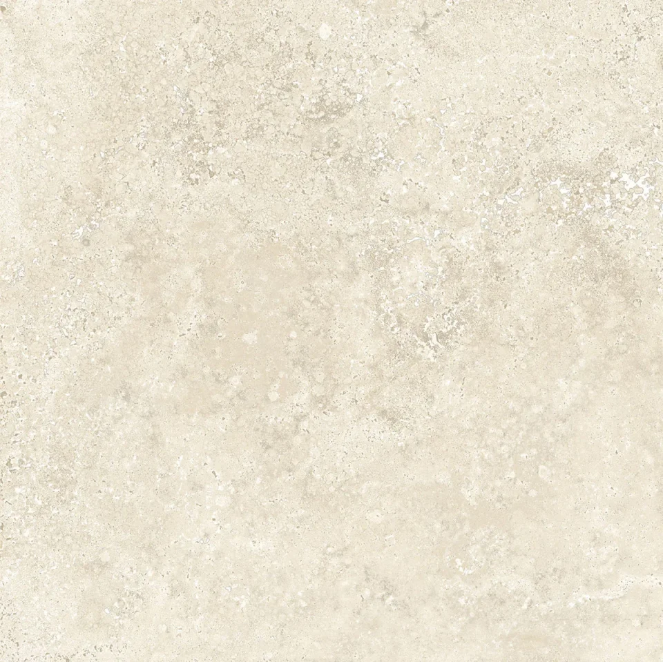 European Tiles Travertino White Cross Cut Matt Wall & Floor Tile 60 x 60cm STOCK detail view - Image 4