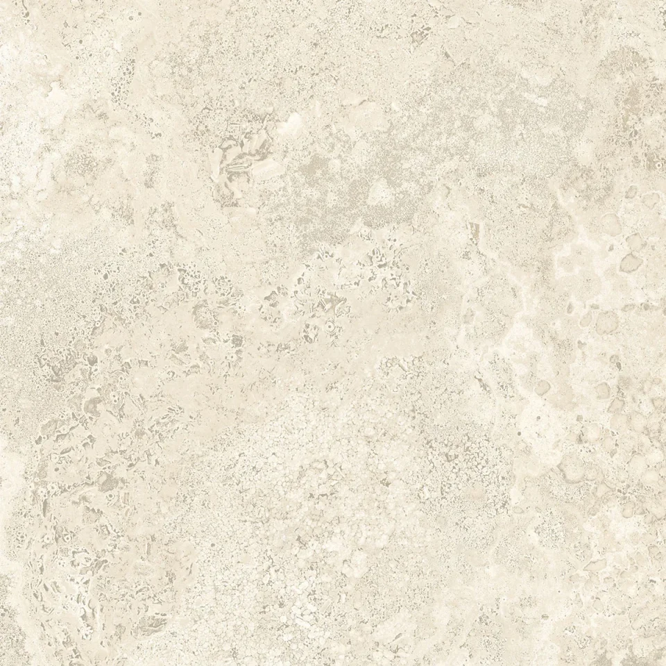 European Tiles Travertino White Cross Cut Matt Wall & Floor Tile 60 x 60cm STOCK detail view - Image 7