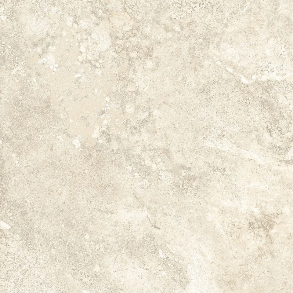 European Tiles Travertino White Cross Cut Matt Wall & Floor Tile 60 x 60cm STOCK product image - Image 1