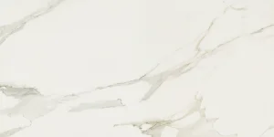 European Tiles Anima Calacatta White Polished Tile 60x120cm Stock
