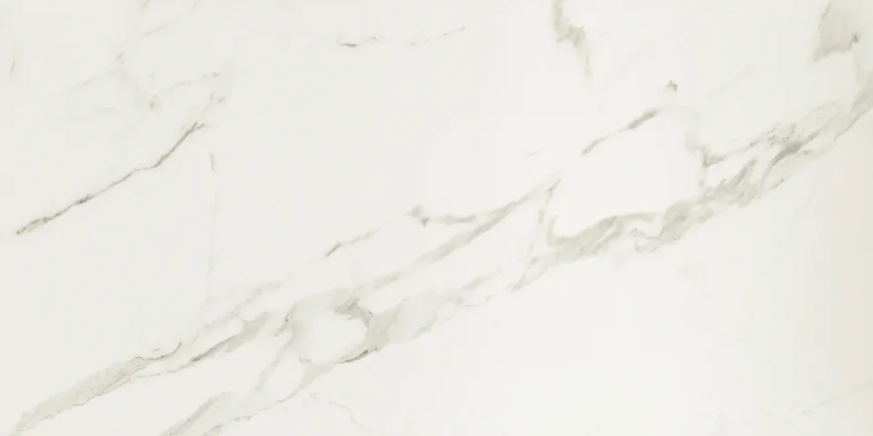 European Tiles Anima Calacatta White Polished Tile 60x120cm Stock detail view - Image 4