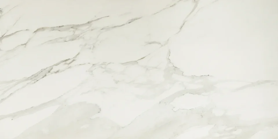 European Tiles Anima Calacatta White Polished Tile 60x120cm Stock detail view - Image 6