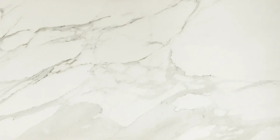 European Tiles Anima Calacatta White Matt R10 Tile 60x120cm Stock detail view - Image 2
