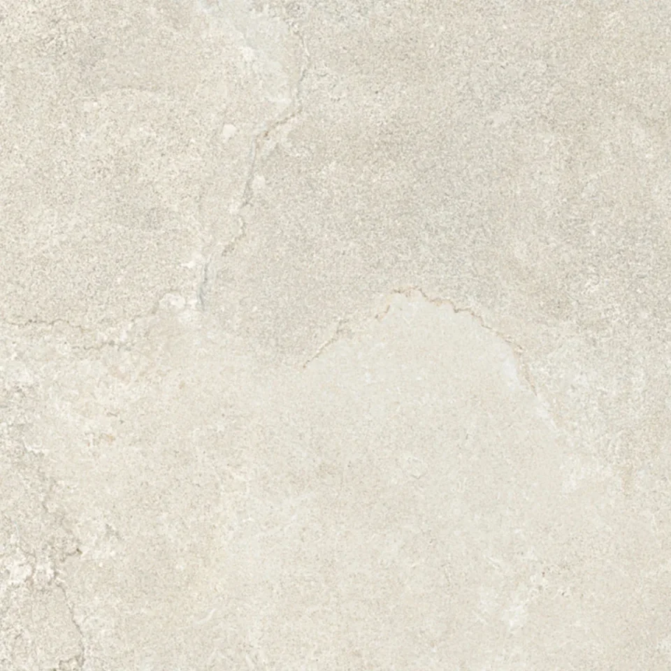 European Tiles Corfe Bianco Cross Cut Matt Wall & Floor Tile 60 x 60cm STOCK detail view - Image 6