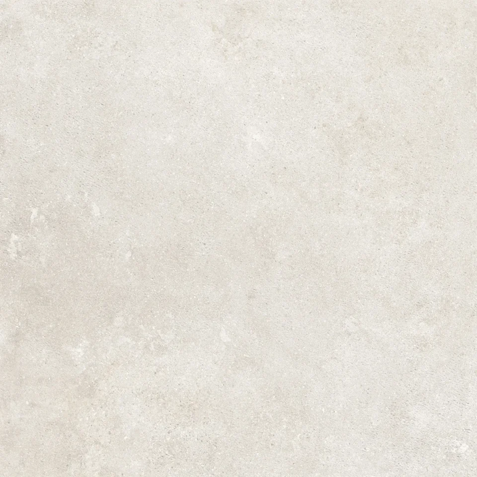 European Tiles Civic Cross Clear Mist White Matt Tile 60x60cm Stock detail view - Image 4