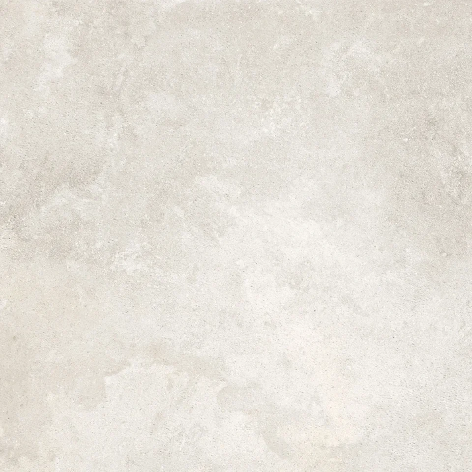 European Tiles Civic Cross Clear Mist White Matt Tile 60x60cm Stock detail view - Image 6