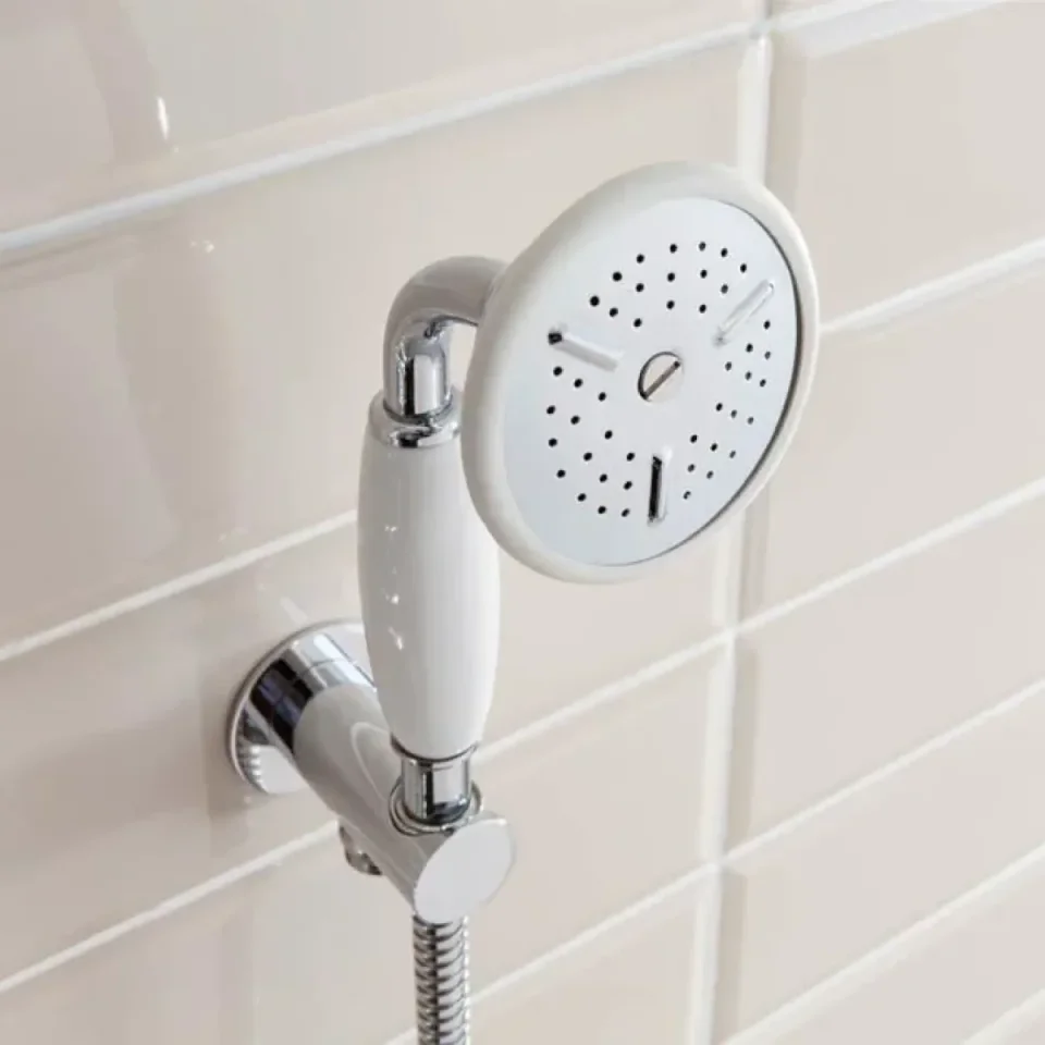 Crosswater Belgravia Handset, Wall Outlet & Hose Chrome - Image 2