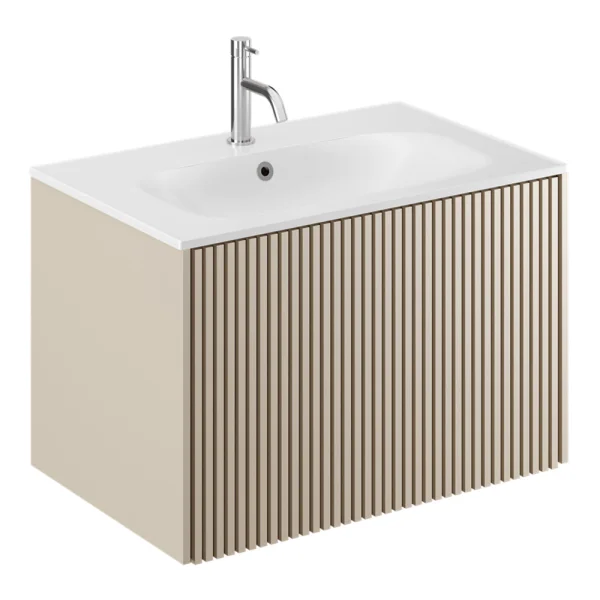 Crosswater Furniture Basin 700 1TH O/F White