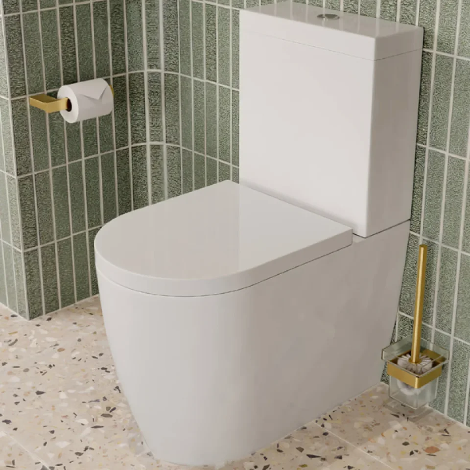 Saneux Uni Close Coupled Wc Pan - Rimless - Image 4