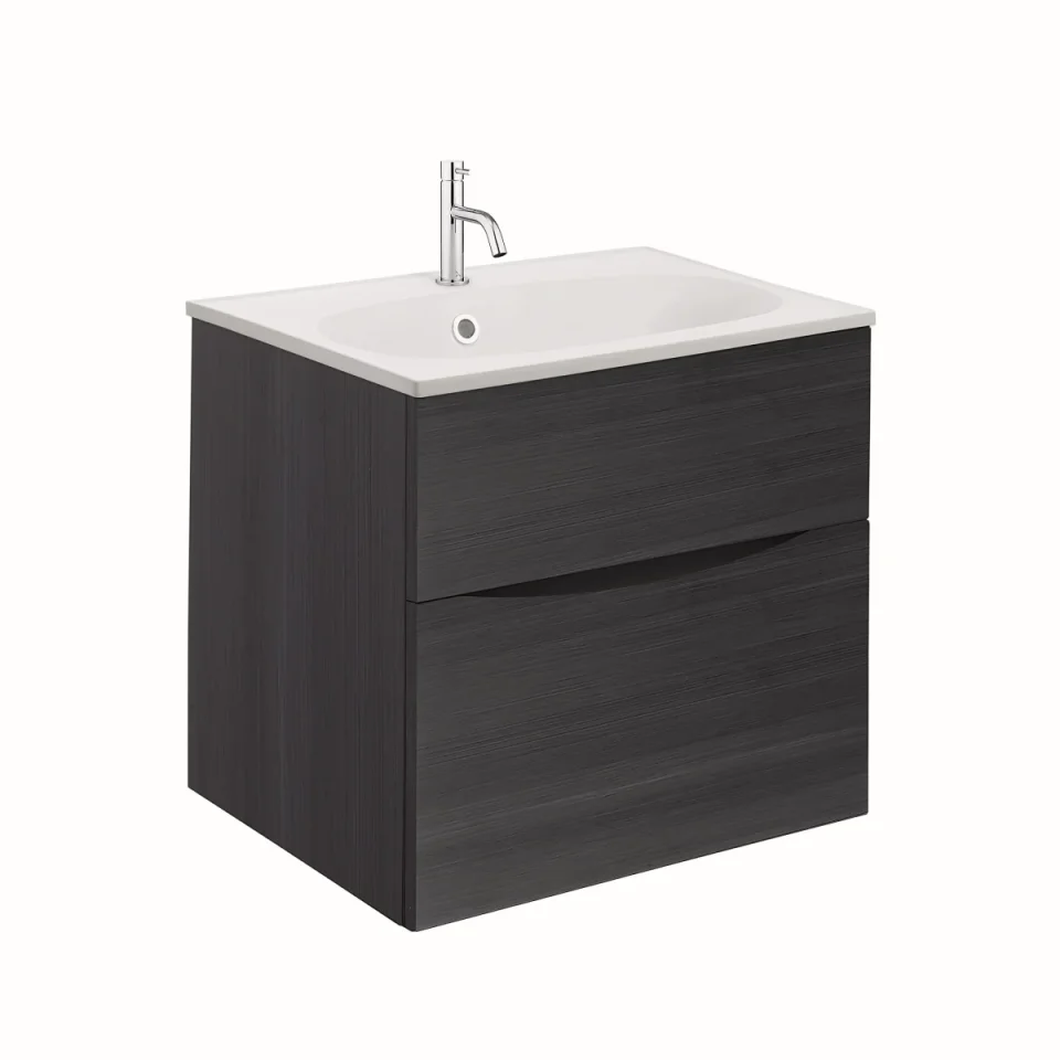 Crosswater Furniture Basin 600 0TH O/F White detail view - Image 4