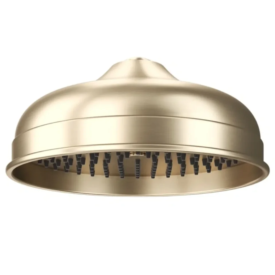 Crosswater Belgravia Shower Head 200mm Easy Clean Brushed Brass - Image 2