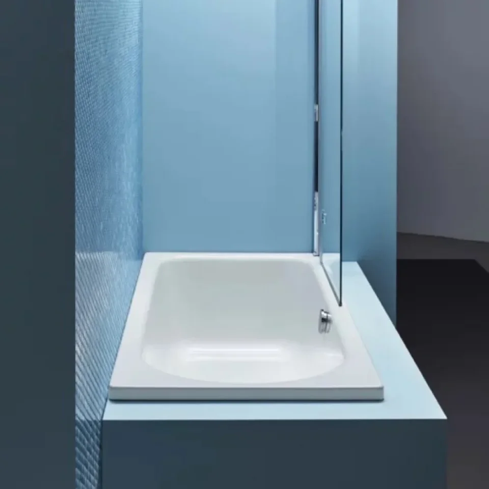 Bette Ocean 1600 700mm Foot End Rightoverflow Front White - Image 5