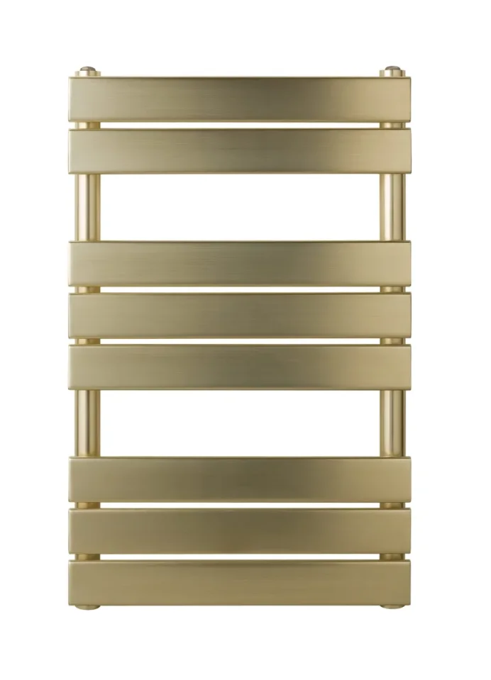 Just Taps Hix Radiator Brushed Brass 800 X 500 product image - Image 1