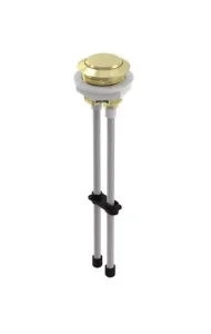 Saneux Flush Button - 2 Rods - Brushed Brass (compatible With Air, Matteo & Uni)