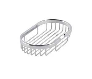 Just Taps Round Corner Shelf Basket Chrome