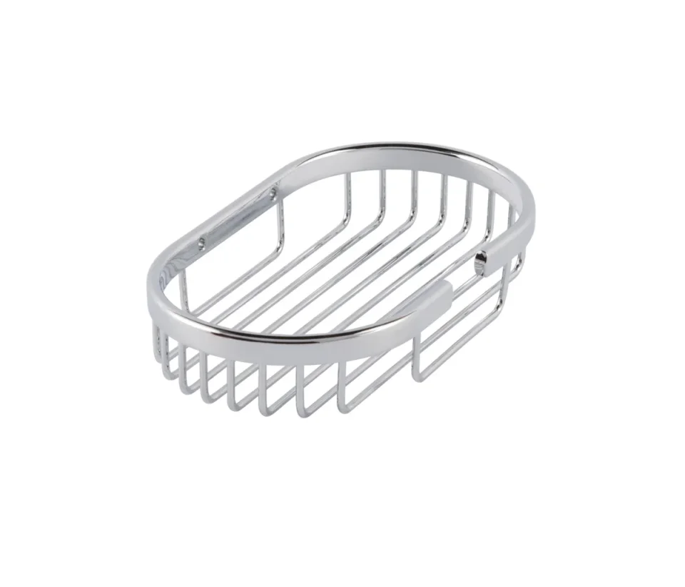 Just Taps Round Corner Shelf Basket Chrome product image - Image 1