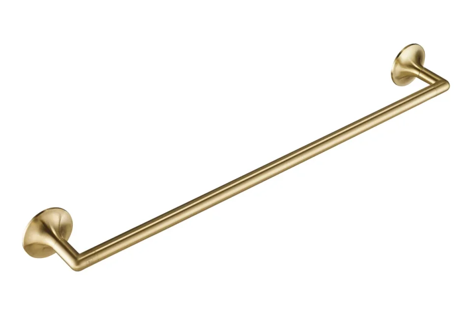 Just Taps Kono Towel Rail Brushed Brass product image - Image 1