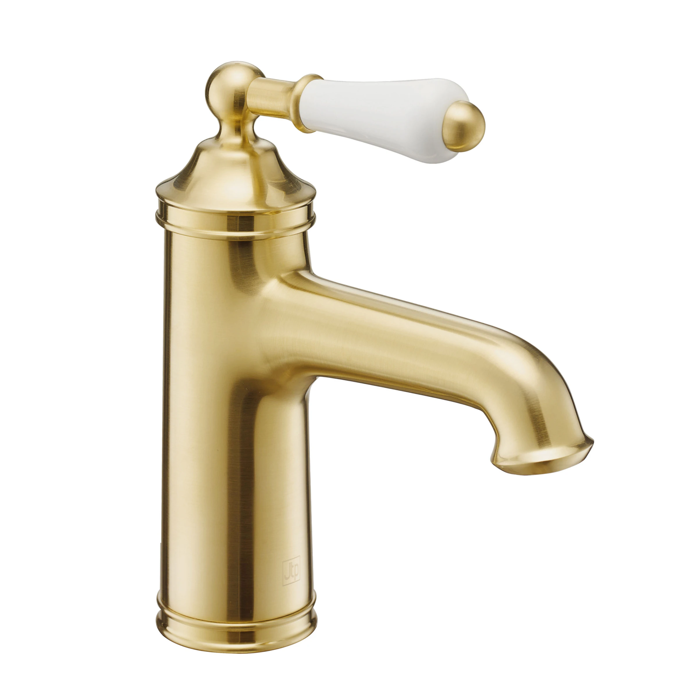 Just Taps Grosvenor Lever Basin Mixer Brushed Brass
