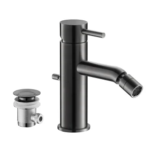 Single Lever Bidet Mixer With Pop up Waste