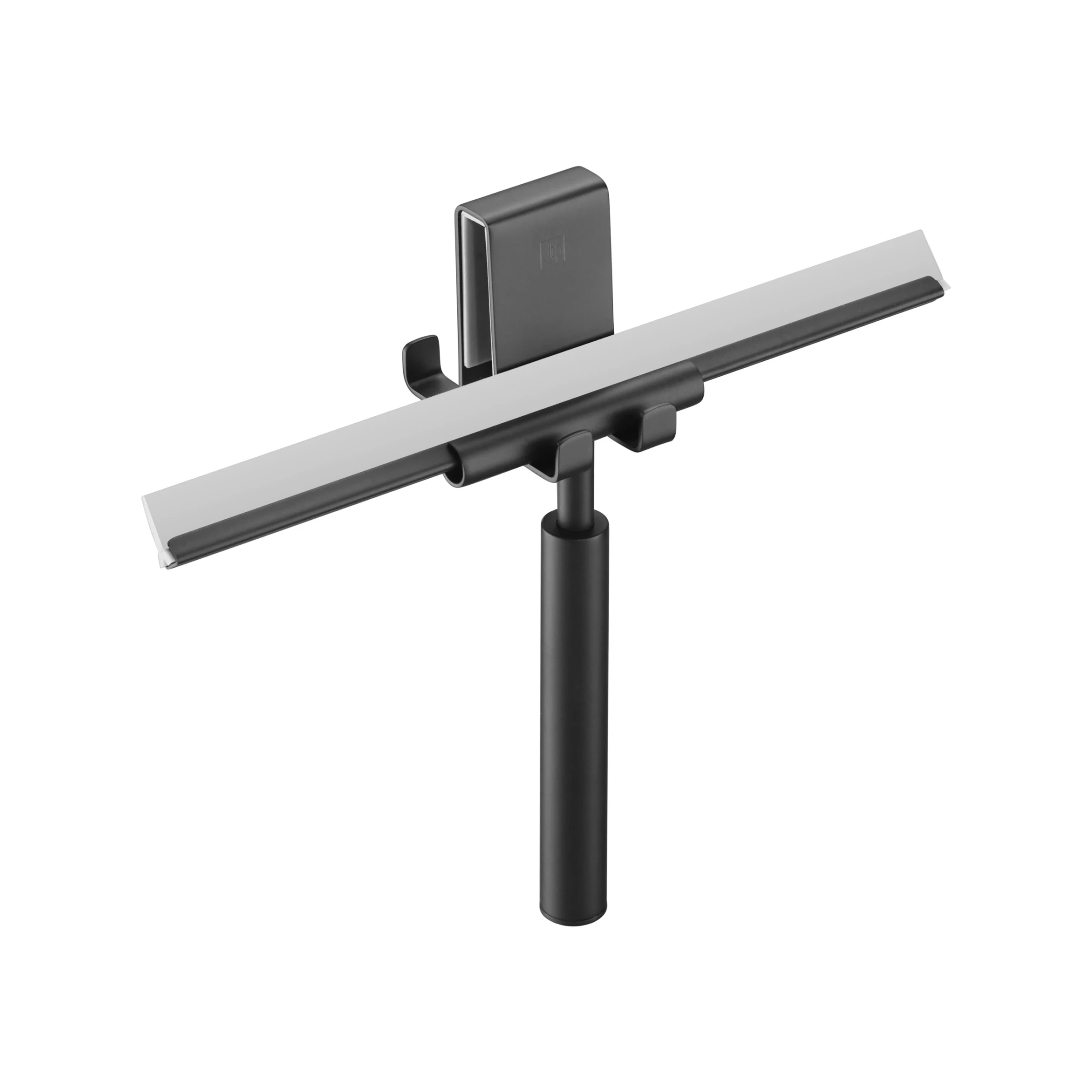 Just Taps Shower Squeegee And Towel Hook Matt Black