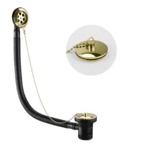 JTP Grosvenor Antique Brass Bath Waste