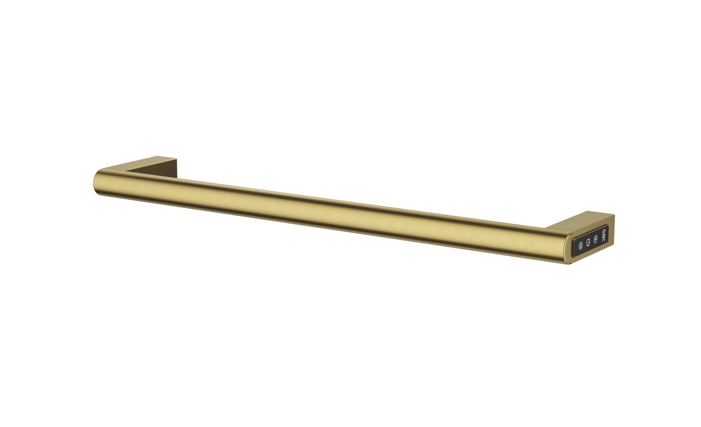 Just Taps Ora Electric Towel Radiator 600 Brushed Brass