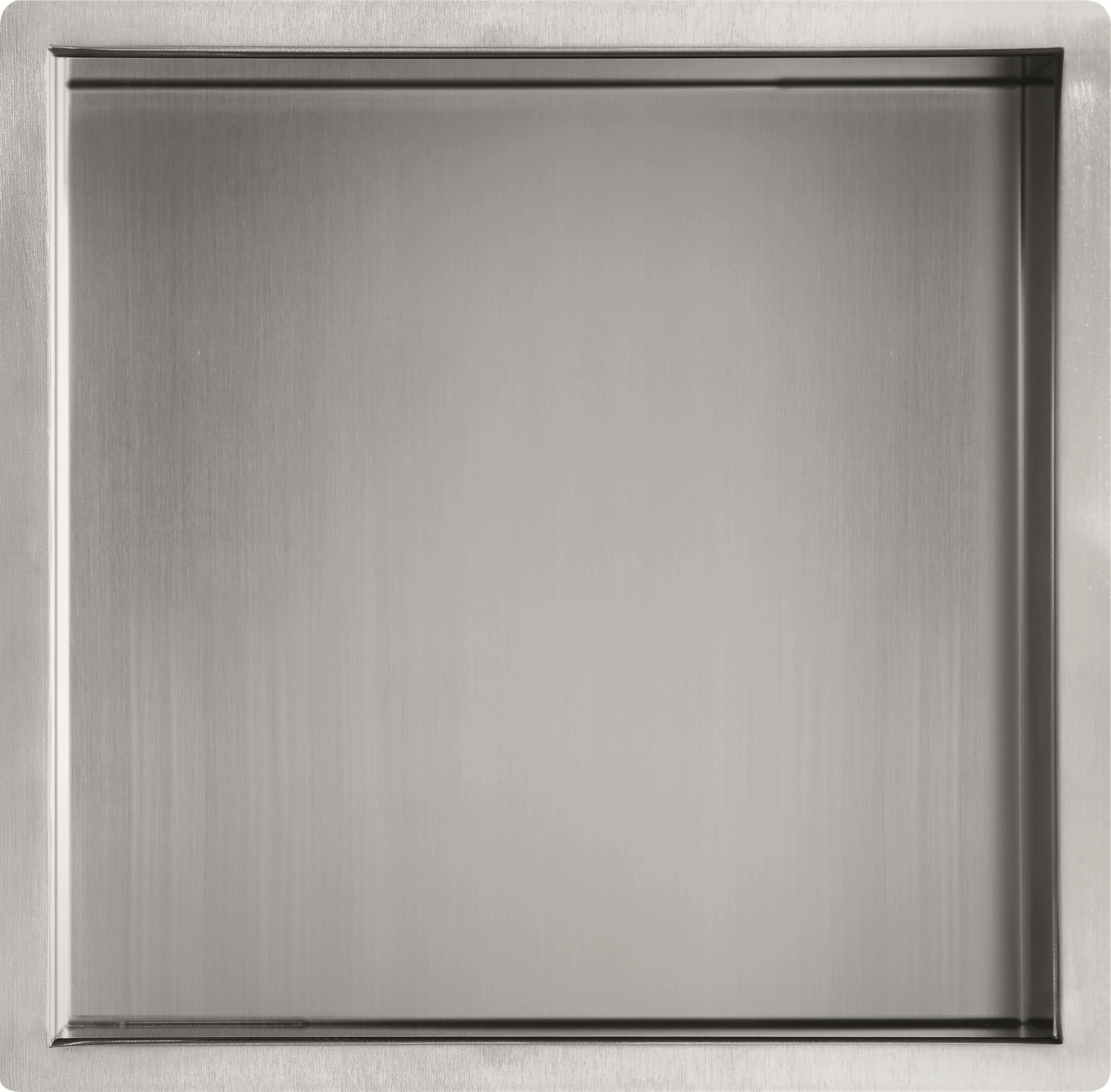 Just Taps Stainless Steel Shower Niche 300X300