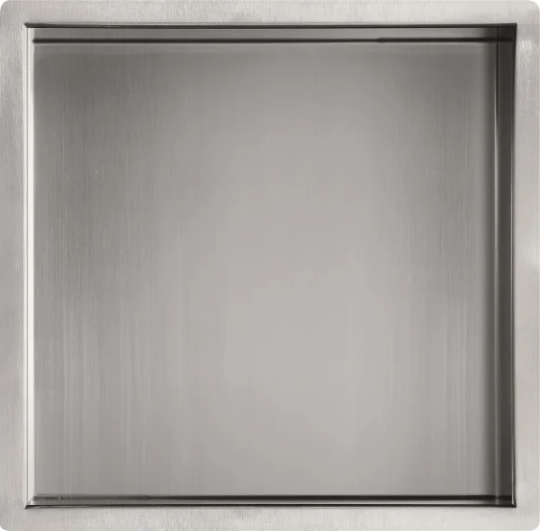 Just Taps Stainless Steel Shower Niche 300X300