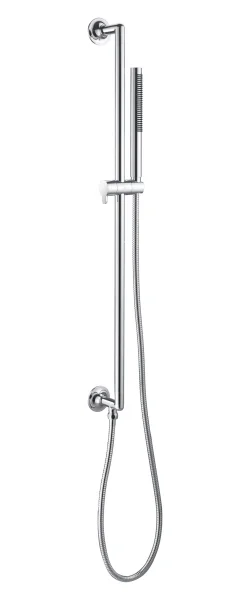 Just Taps Kono Slide Rail With Pencil Shower Handle And Hose Chrome