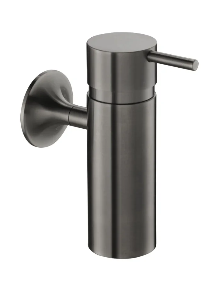 Just Taps Kono Soap Dispenser Wall Mounted Brushed Black product image - Image 1