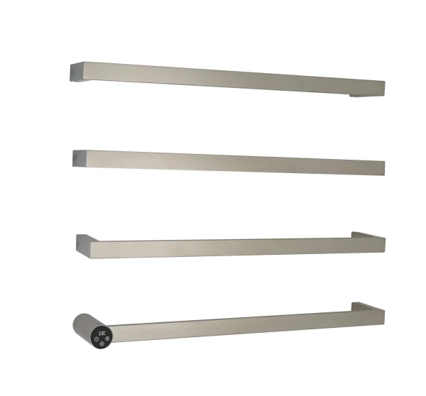 Just Taps Zyon Electric Towel Radiator 600 Inox
