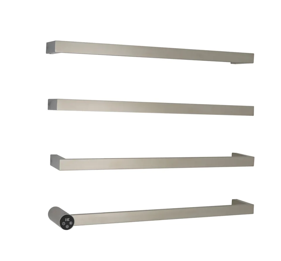 Just Taps Zyon Electric Towel Radiator 600 Inox product image - Image 1