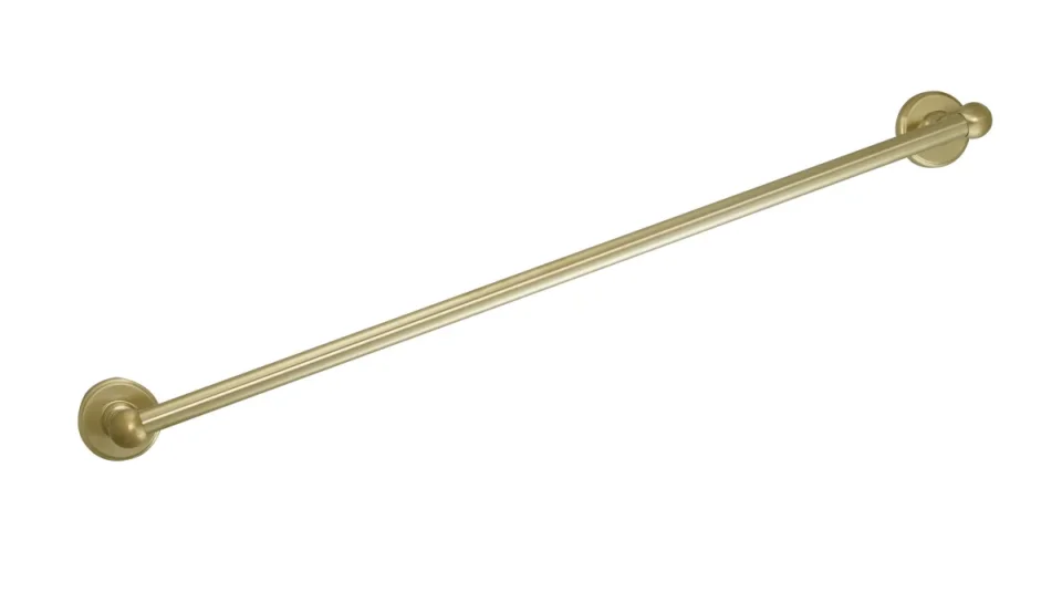 Just Taps Grosvenor Towel Bar Brushed Brass product image - Image 1