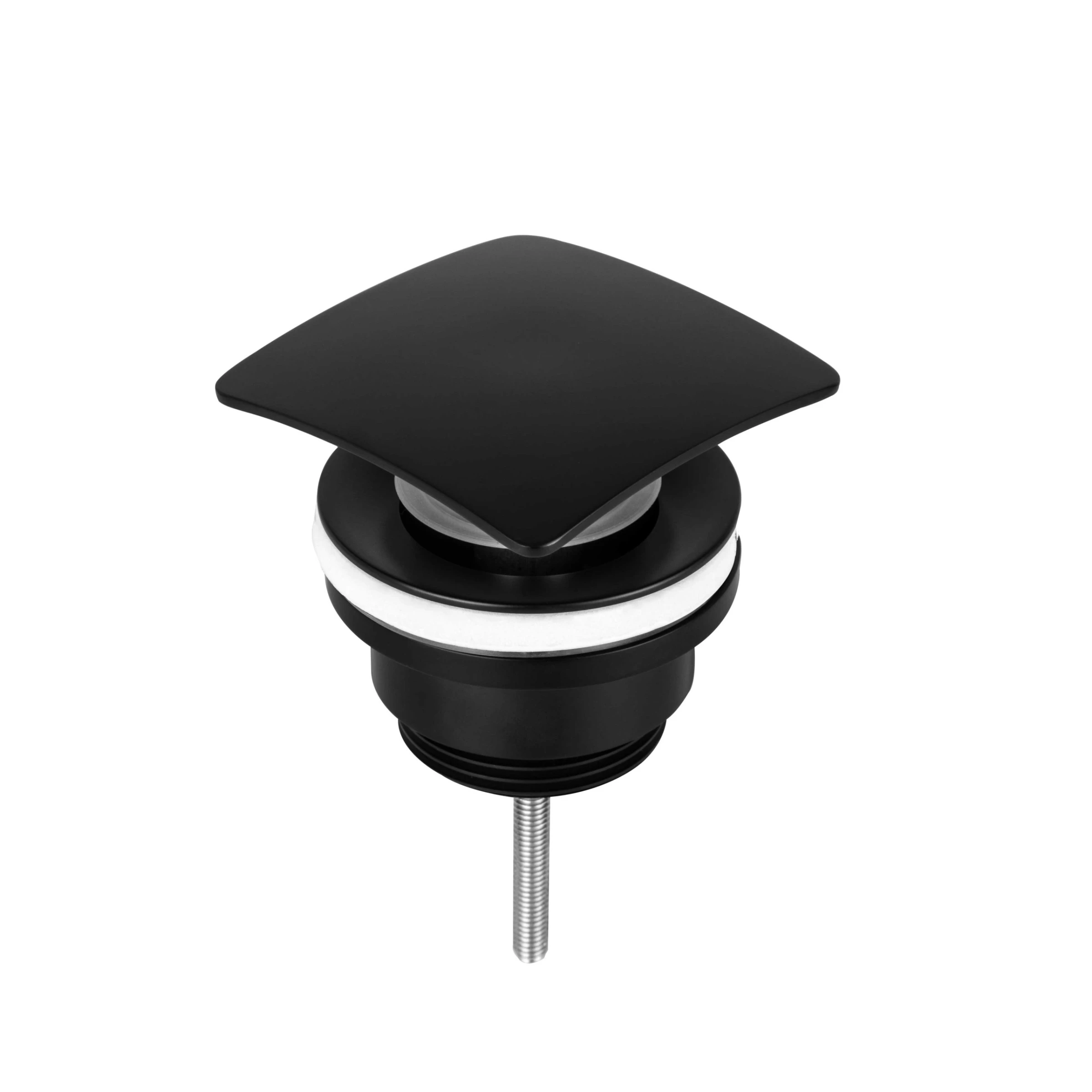 Just Taps Hix Basin Waste Universal Slotted And Unslotted Matt Black