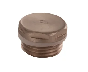 JTP Radiator Blanking cap brushed Bronze