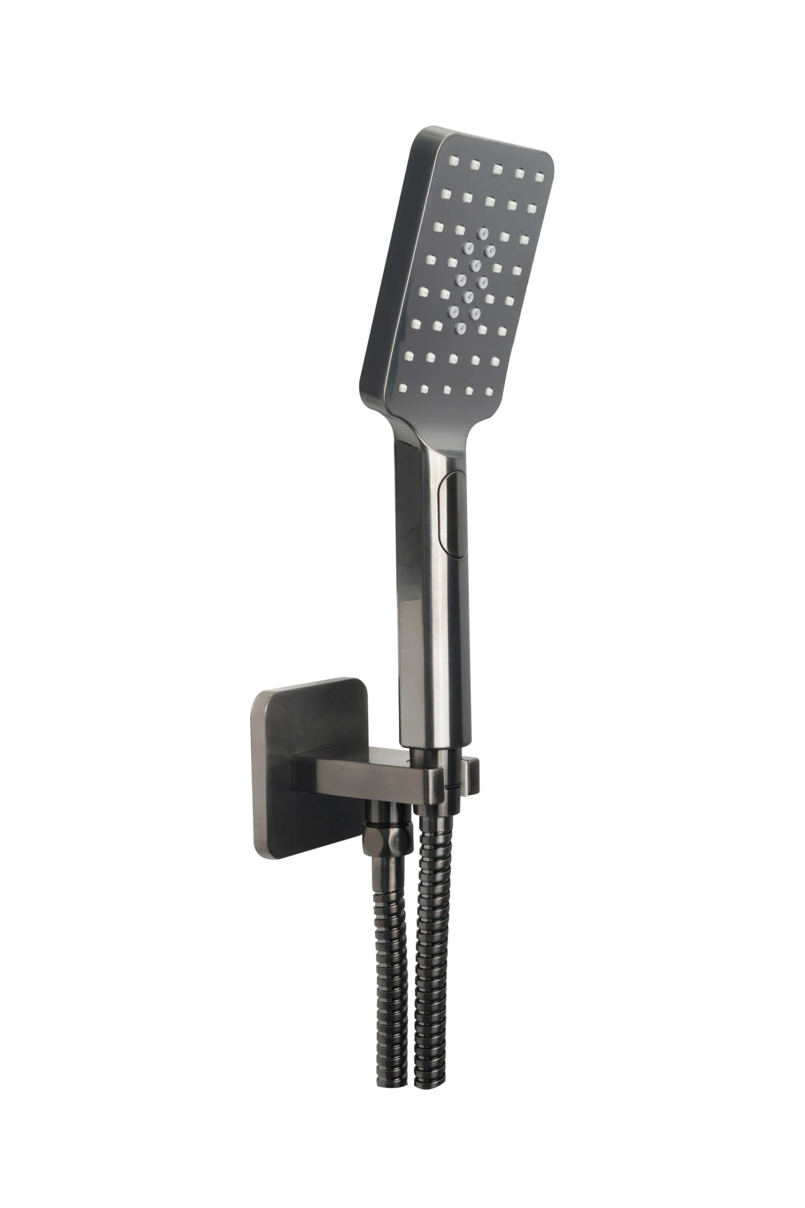 Just Taps Hix Square Shower Set Brushed Black